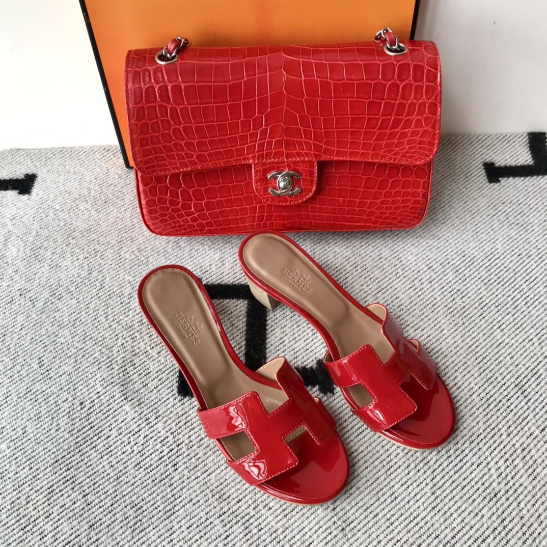 에르메스 올수공 오아시스 슬리퍼 샌들 페이던트 14